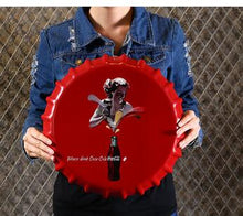 Load image into Gallery viewer, Beer Bottle Cap Retro Wall Stickers