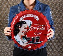 Load image into Gallery viewer, Beer Bottle Cap Retro Wall Stickers