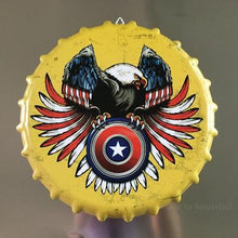 Load image into Gallery viewer, Beer Bottle Cap Retro Wall Stickers