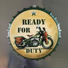 Load image into Gallery viewer, Beer Bottle Cap Retro Wall Stickers