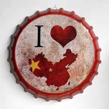 Load image into Gallery viewer, Beer Bottle Cap Retro Wall Stickers