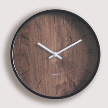 Load image into Gallery viewer, Brown Wall Clock