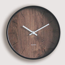 Load image into Gallery viewer, Brown Wall Clock