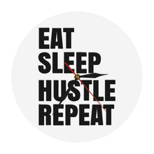 Load image into Gallery viewer, Eat Sleep Hustle Repeat Wall Clock