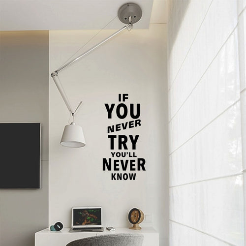 Motivation Quote Wall Stickers