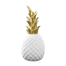 Load image into Gallery viewer, Gold Black Pineapple Ornaments
