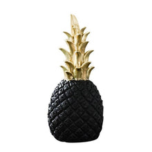 Load image into Gallery viewer, Gold Black Pineapple Ornaments